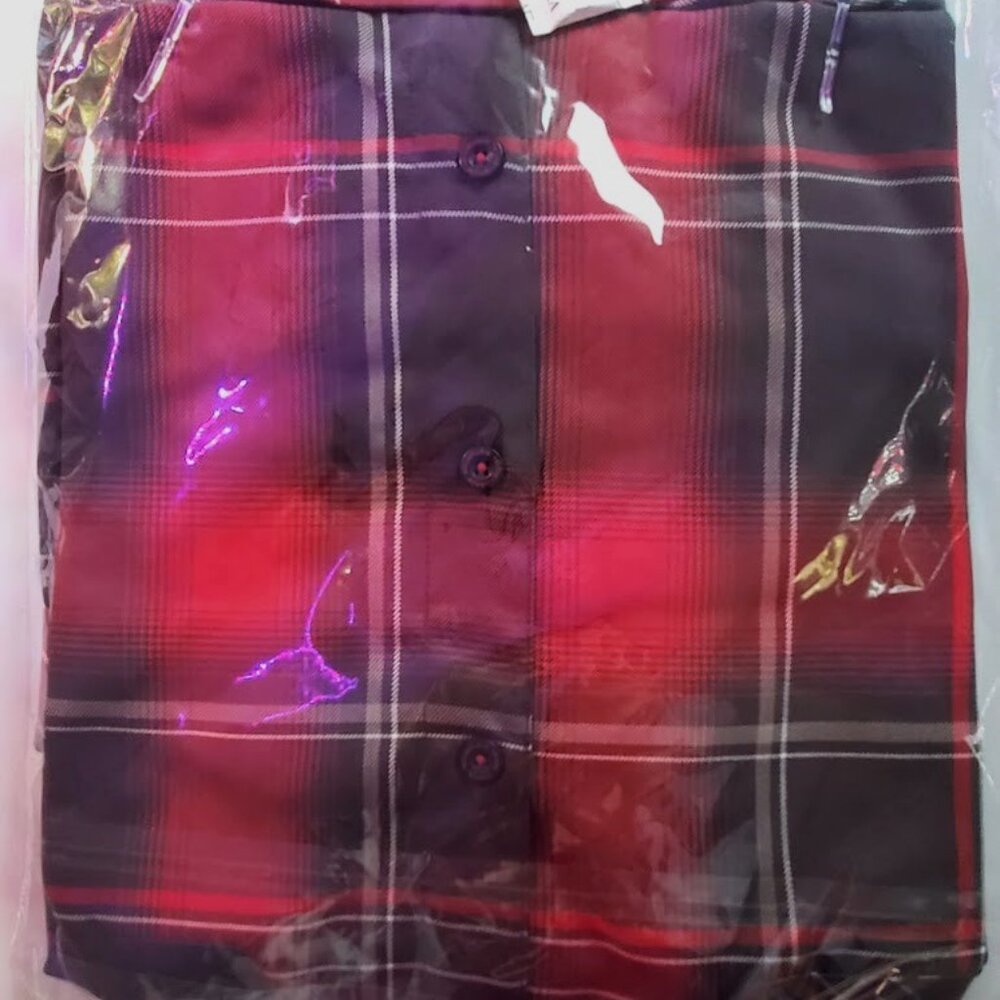 DIXXON x SOCIAL DISTORTION PRISON BOUND Collab Flannel Shirt - Men's XL Tall - Picture 11 of 12
